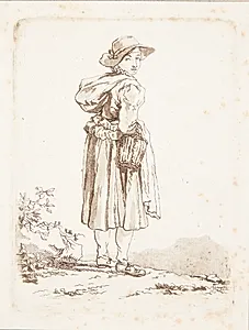 Markedshandlende by Johann Christian Brand
