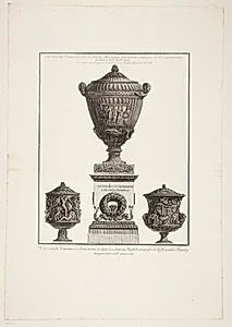 Marmorvaser by Giovanni Battista Piranesi