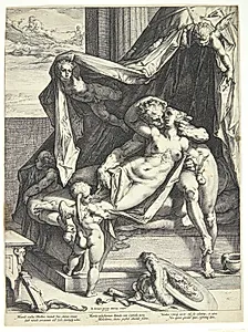 Mars og Venus by Hendrick Goltzius