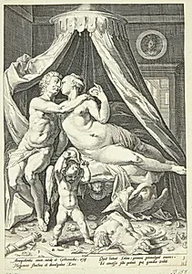 Mars og Venus by Jacob Matham