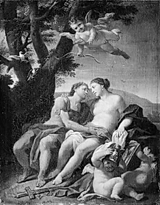 Mars, Venus og Amor by Hendrik Krock
