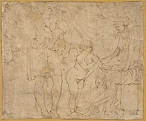 Mars(?), Venus og Amor by Ubekendt