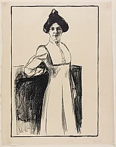 Marta Sandal by Edvard Munch