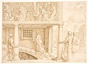 Mattæus' kaldelse by Maarten van Heemskerck
