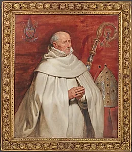 Matthæus Yrsselius (1541-1629), abbed ved Sint-Michiels kloster i Antwerpen by Peter Paul Rubens
