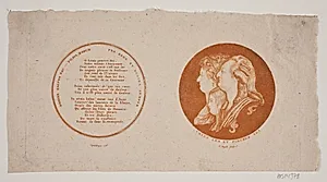 Medaillon med portrætter af Ludvig XVI, hans dronning og søn