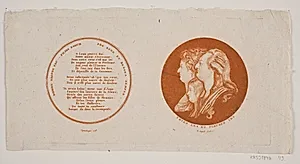 Medaillon med portrætter af Ludvig XVI, hans dronning og søn