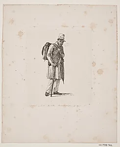 Medaillør Krohn på vandring by Constantin Hansen