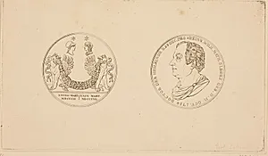 Medalje over astronom Heinrich Wilhelm Olbers by Erling Eckersberg