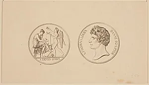 Medalje over Thorvaldsen by Erling Eckersberg