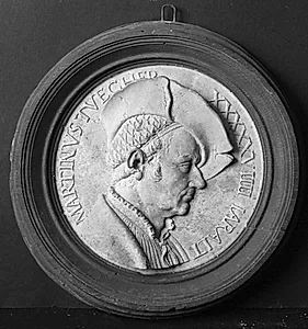 Medaljonportræt af Martinus Tvecher by Ubekendt