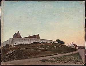 Melby Kirke. Sommeraften by L.A. Ring