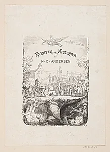 Mellemtitel nr. 2 til H.C. Andersen, "Eventyr og Historier", Bind 1 by H.P. Hansen
