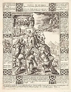 Menneskets søgen efter himmerriget by Hendrick Goltzius