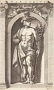 Merkur by Hendrick Goltzius