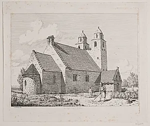 Merløse kirke by Jacob Kornerup