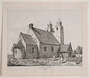 Merløse kirke by Jacob Kornerup