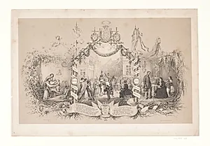 Mindeblad over troppernes hjemkomst efter krigen 1848-1850