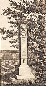 Mindestøtten for Riber by J.F. Clemens
