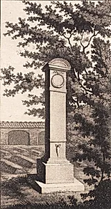Mindestøtten for Riber by J.F. Clemens