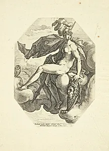 Minerva by Jacob Matham