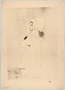 Miss May Belfort by Henri de Toulouse-Lautrec