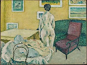 Modelfigur i interiør