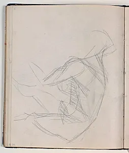 Modelstudie. Skitse til P. S. Christiansens gravmæle by Niels Larsen Stevns