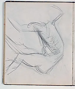 Modelstudie. Skitse til P. S. Christiansens gravmæle by Niels Larsen Stevns