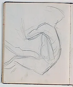 Modelstudie. Skitse til P. S. Christiansens gravmæle by Niels Larsen Stevns