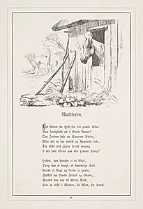 Møllehesten. Illustration til H.V. Kaalund, "Fabler for Børn" by H.P. Hansen