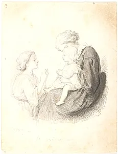 Morgenbønnen by Lorenz Frølich