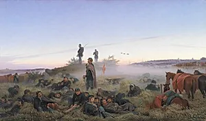 Morgenen efter slaget ved Isted den 25. juli 1850