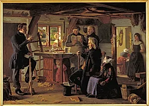 Mormoner på besøg hos en tømrer på landet