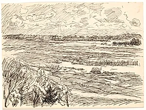 Moselandskab by Fritz Syberg