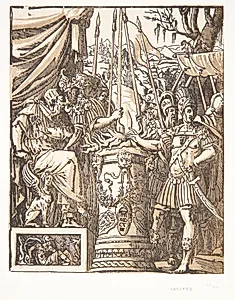 Mucius Scaevola by Andrea Andreani