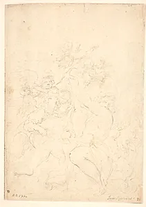 Musicerende engle i himlen by Giuseppe Ghezzi