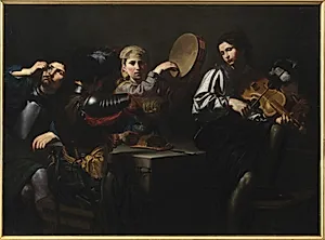 Musikere og soldater by Ubekendt