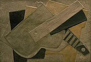 Musikinstrumenter på et bord by Henri Laurens