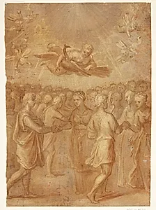 Mytologisk scene by Otto van Veen