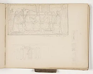 Mytologiske scener by Agnes Slott-Møller