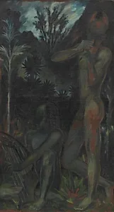 Negermusikanter i urskoven by Erik Stæhr-Nielsen