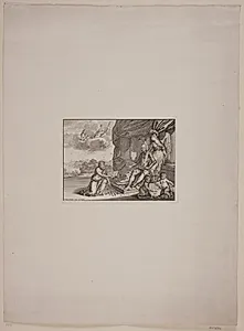 Neptun knælende for Frederik V by Odvardt Helmoldt de Lode
