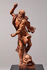 Neptun med en delfin by Joachim Henne