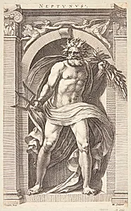 Neptun by Hendrick Goltzius