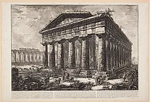 Neptun-templet [...] by Giovanni Battista Piranesi
