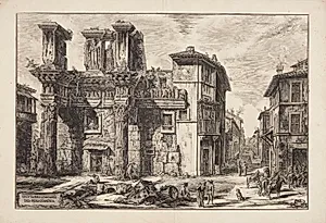 Nerva's forum by Giovanni Battista Piranesi