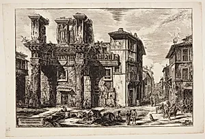 Nerva's forum by Giovanni Battista Piranesi