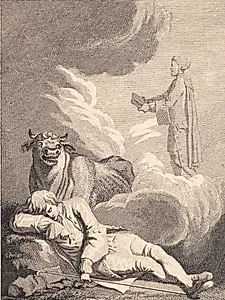 Niels Klim troer at høre degnen i Fane Kirke. I by J.F. Clemens