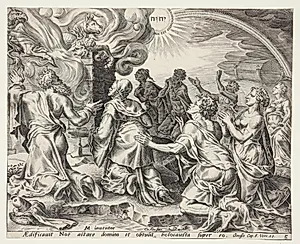 Noas offer by Cornelis Cort